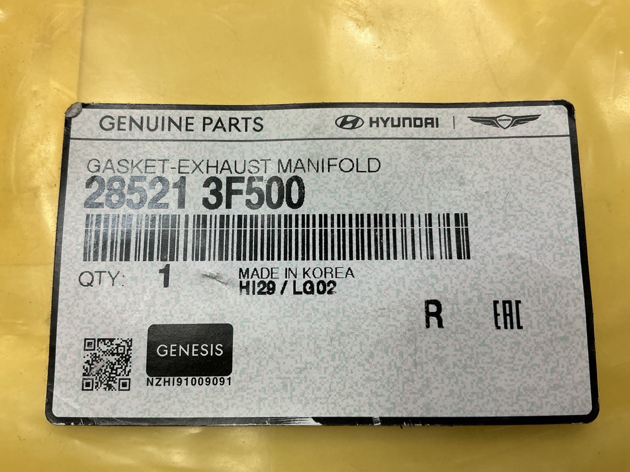 (2) NEW - OEM 285213F500 Exhaust Manifold Gasket For 2008-2018 Genesis 5.0L