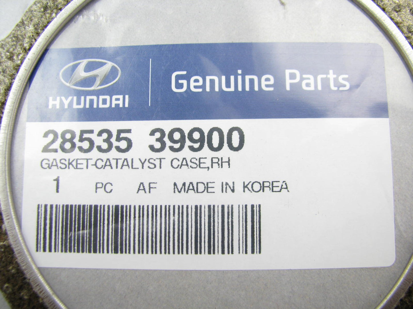 RIGHT PASSENGER SIDE Exhaust Pipe To Manifold Gasket OEM For Hyundai 2853539900