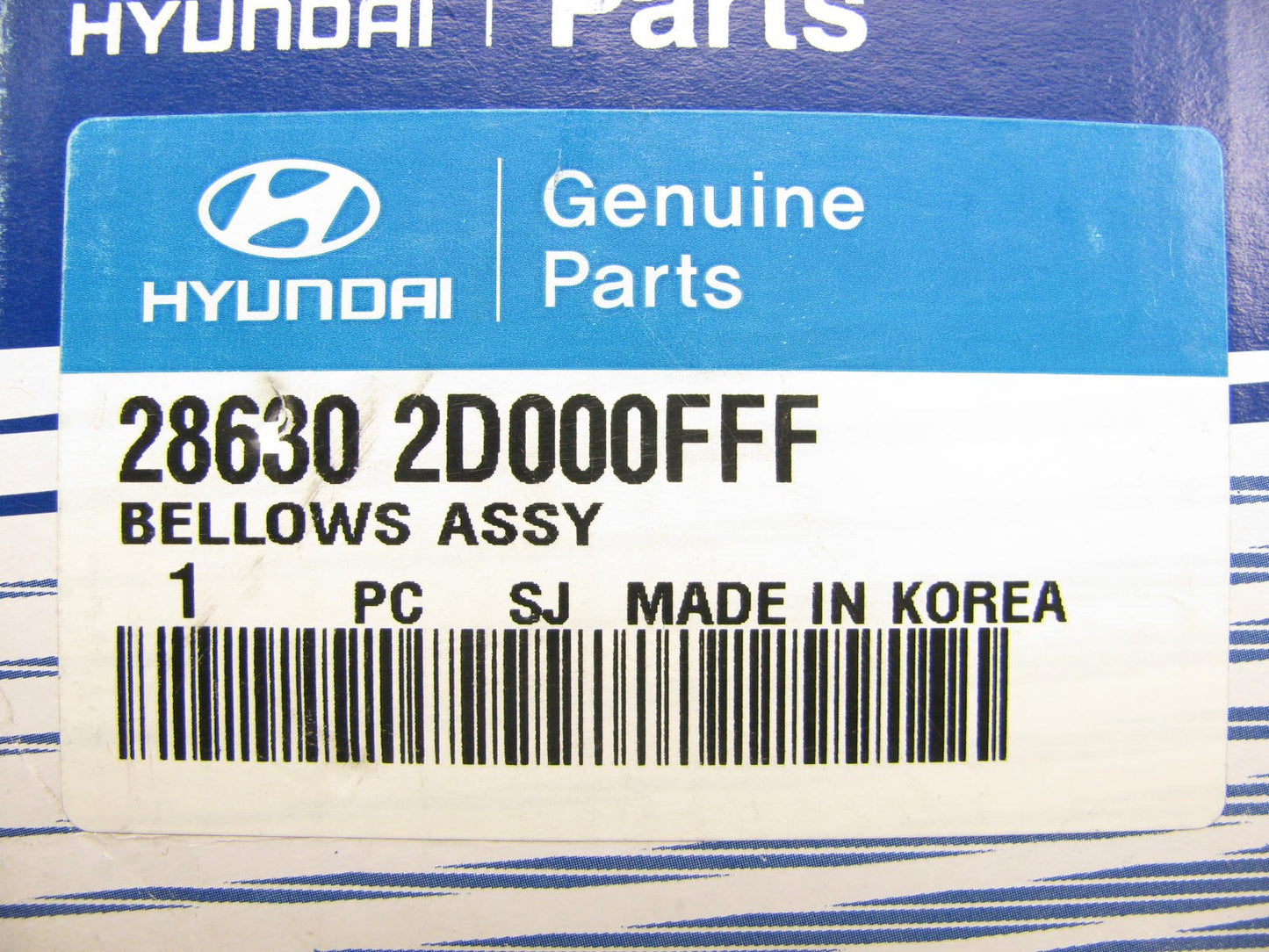 NEW - OEM 286302D000FFF Exhaust Flex Bellows - 2'' ID X 2-1/4'' ID For Hyundai