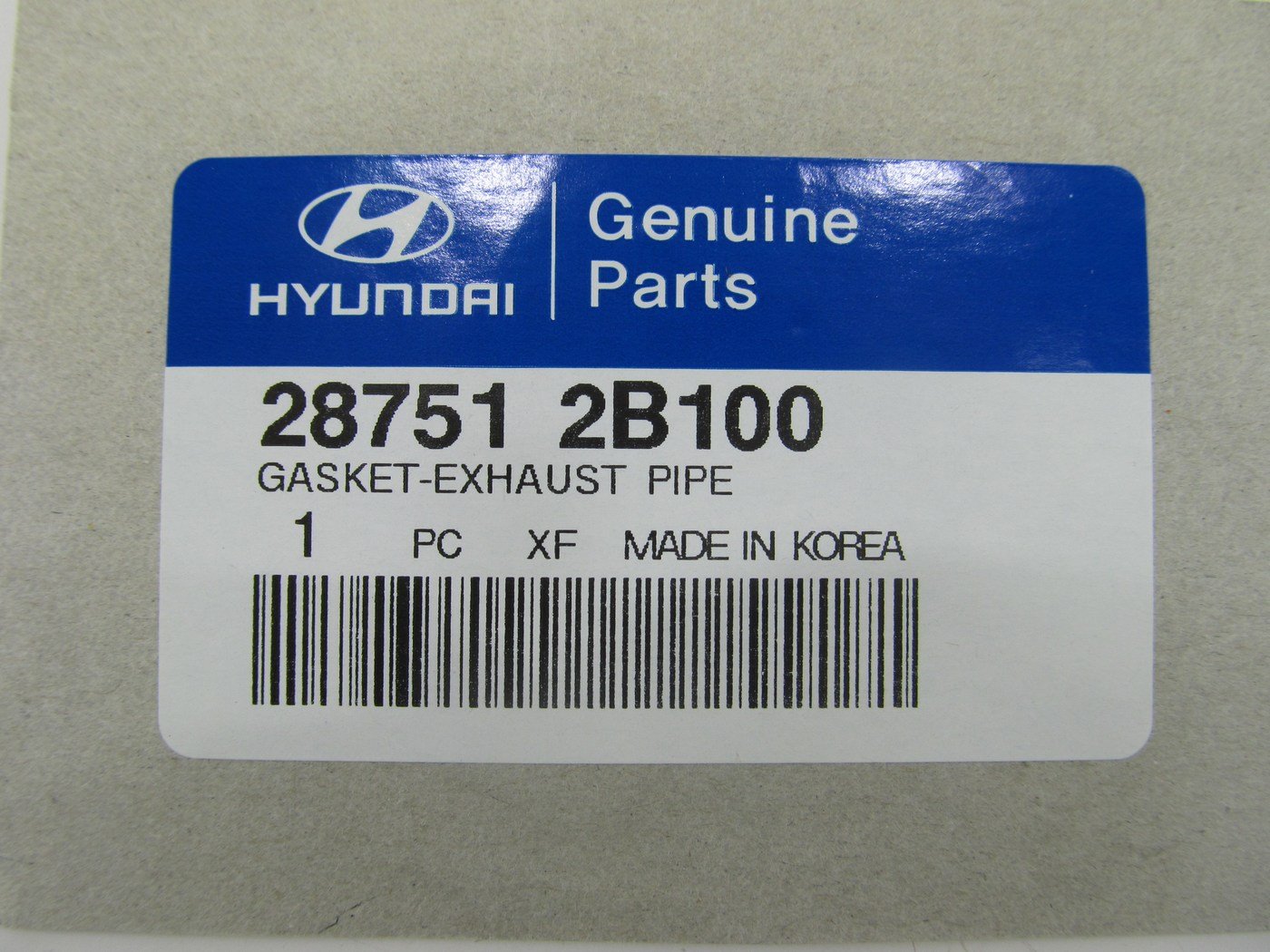NEW - OEM GENUINE 287512B100 Exhaust Pipe Flange Gasket Seal For Hyundai