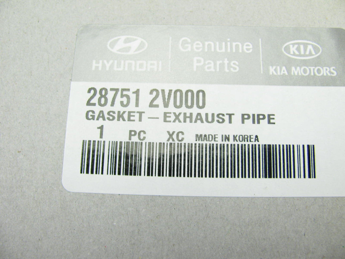 NEW - OEM GENUINE Front Exhaust Pipe Gasket For Kia 2876434150