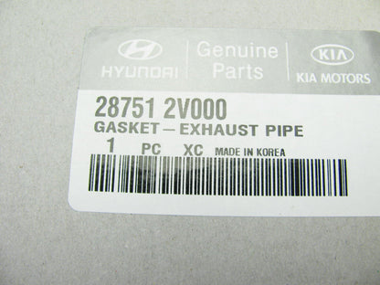 NEW - OEM GENUINE Front Exhaust Pipe Gasket For Kia 2876434150