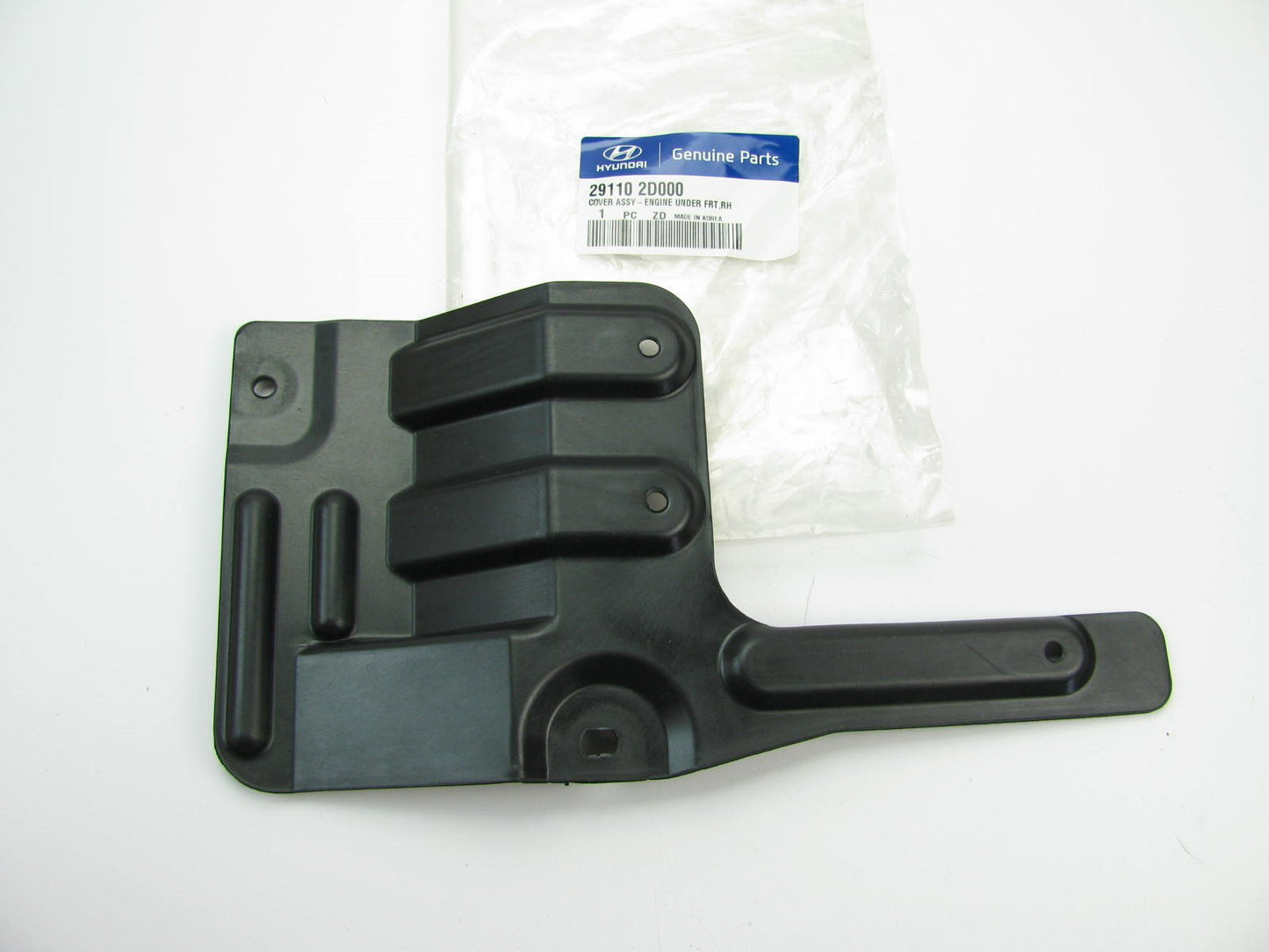 Radiator Support Belly Pan Splash Shield Cover RIGHT SIDE  OEM For 01-06 Elantra