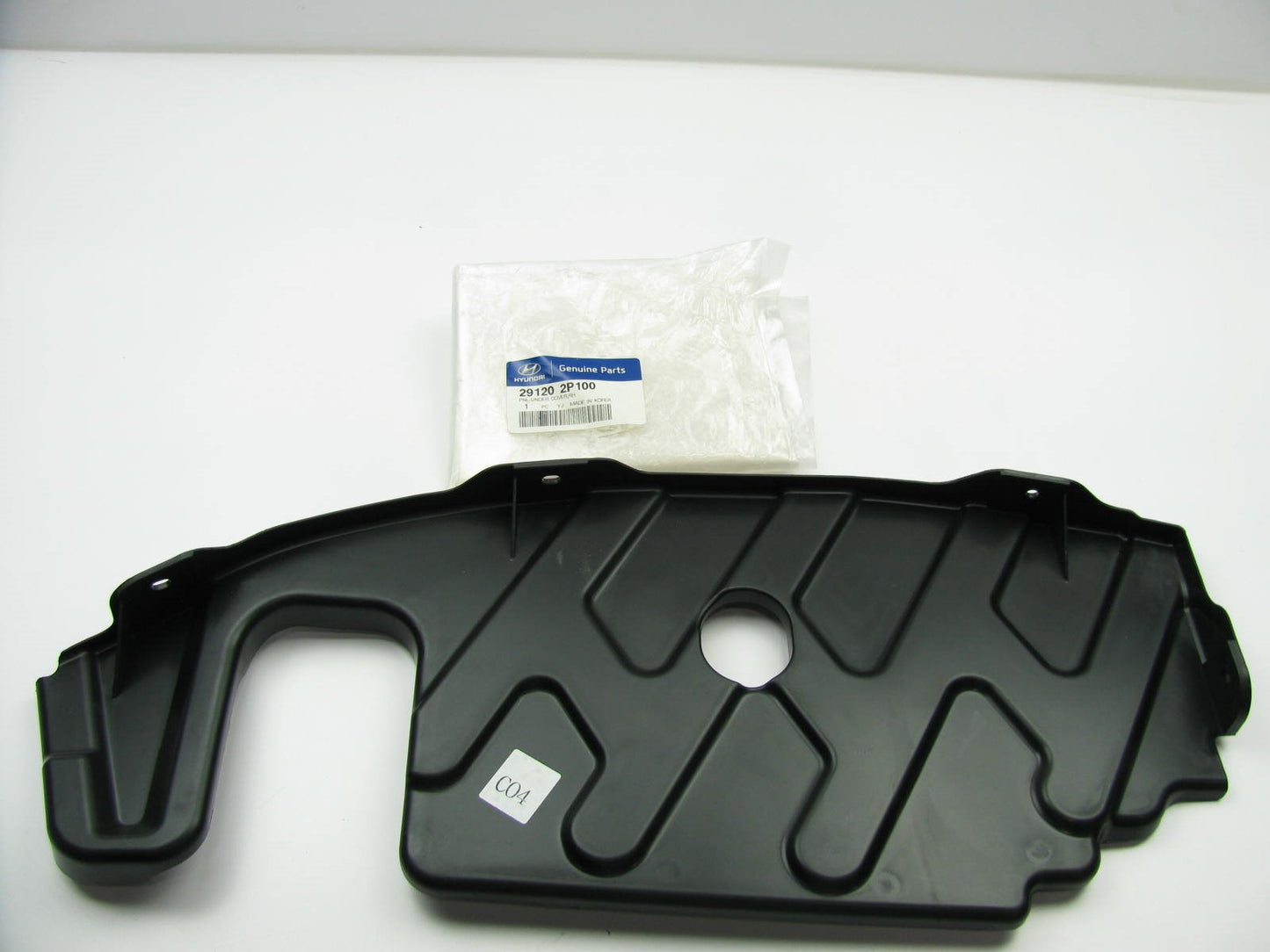 Right Hand (Passengers) Radiator Support Splash Shield OEM For 2010-12 Santa Fe