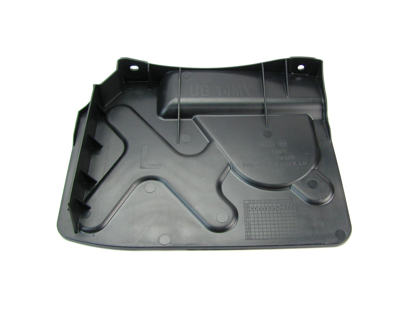 NEW - OEM Left Radiator Support Plastic Splash Shield For 14-17 Hyundai Veloster