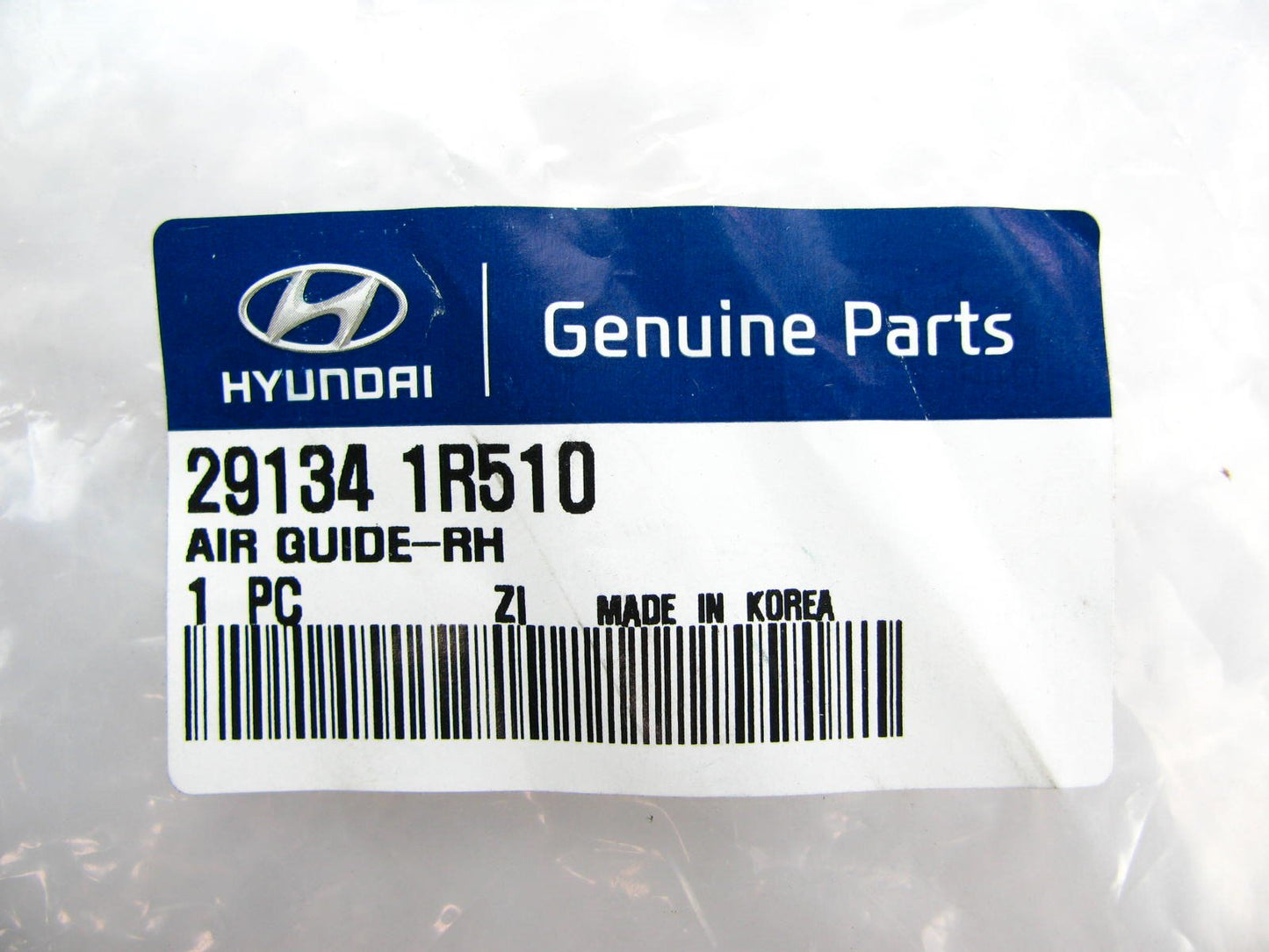 New OEM Radiator Support Air Guide Right Passenger For 2014 Accent 291341R510