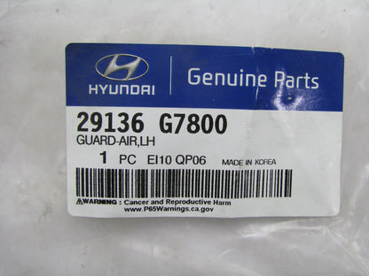 NEW - OEM 29136G7800 Left Radiator Side Baffle For 2017-2019 Hyundai Ioniq
