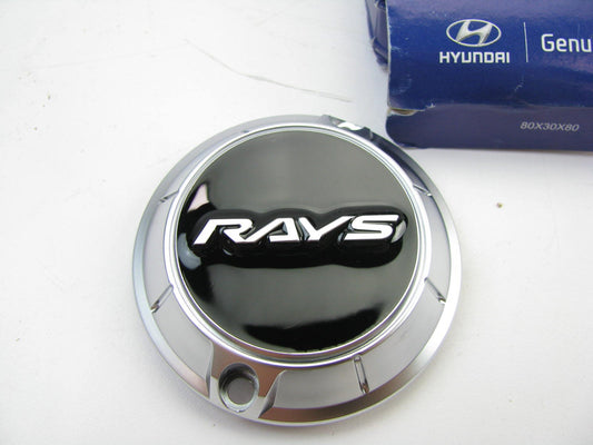 NEW Rays Gram Lights Wheel Center Cap For 2016 Veloster Rally Edition (Black)