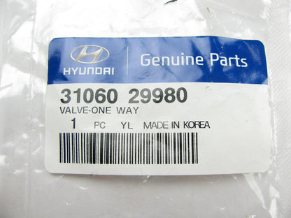 NEW - OEM 3106029980 Fuel System Check Valve For 2001-2004 Hyundai Elantra