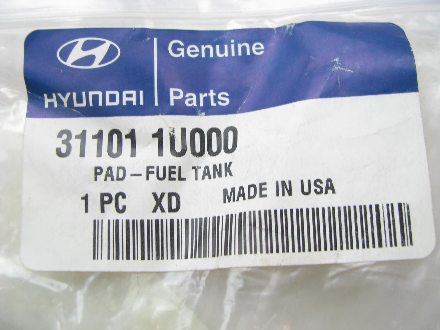 NEW - OEM 311011U000 Fuel Tank Strap Pad For Hyundai