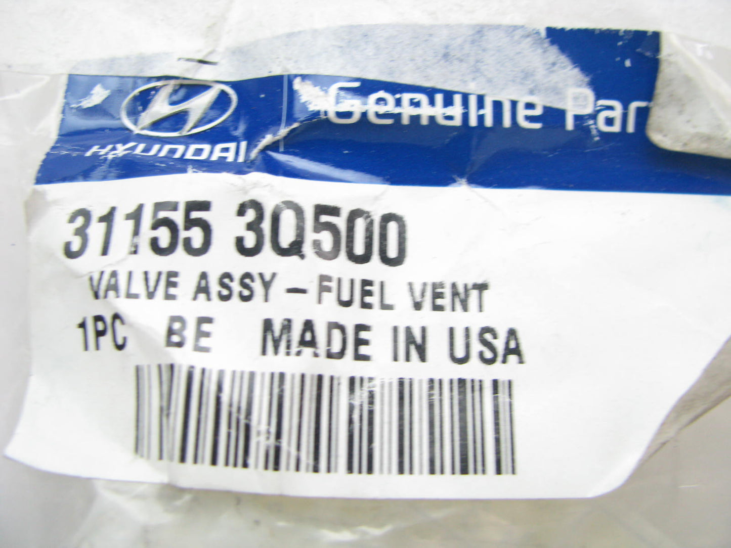 NEW - OEM 311553Q500 Vapor Canister Vent Valve For 2011-2015 Hyundai Sonata