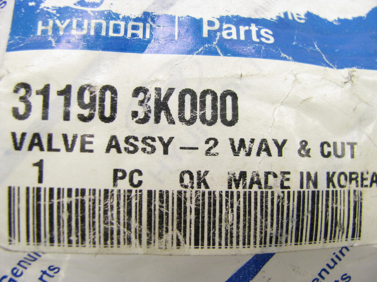 NEW - OEM 311903K000 Fuel Gas Tank 2 Way Cut Off Valve For 2005 Hyundai Sonata
