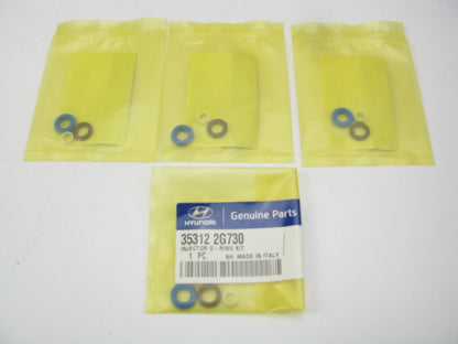 (4) NEW - OEM 353122G730 Fuel Injector O-Ring Seals For 11-15 Hyundai 2.0L 2.4L