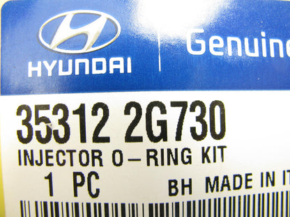 NEW - OEM 353122G730 Fuel Injector O Ring Kit For Hyundai