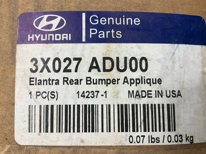 NEW GENUINE Rear Bumper Applique OEM For 2011-2013 Hyundai Elantra 3X027ADU00