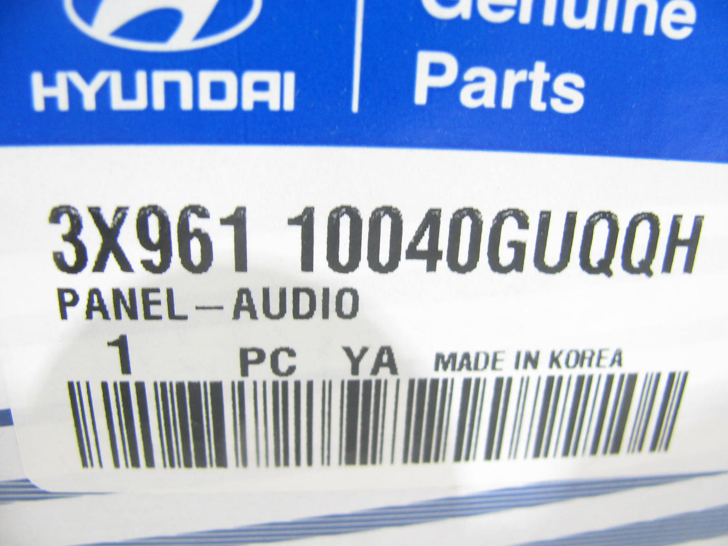 NEW 3X96110040GUQQH CD Radio Switch Panel Face Plate Control For 2011-12 Elantra