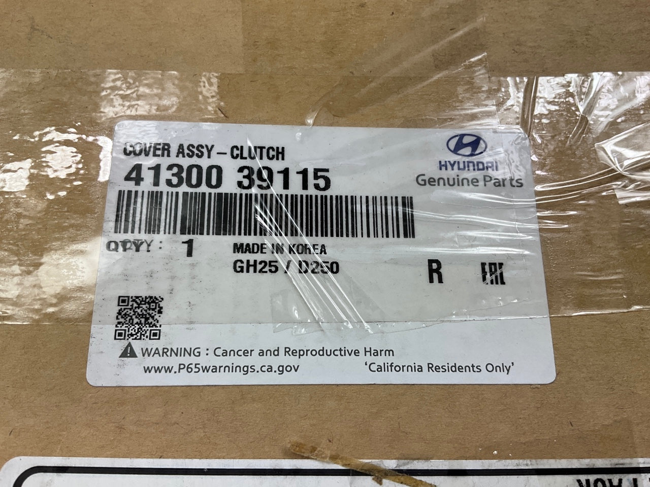 NEW - OEM 4130039115 Clutch Pressure Plate For Hyundai