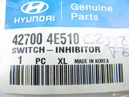 NEW - OEM 427004E510 GENUINE Auto Trans Neutral Safety Switch For Hyundai