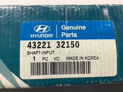NEW 5 Speed Manual Transmission Input Shaft OEM For 2006-2011 Accent 4322132150