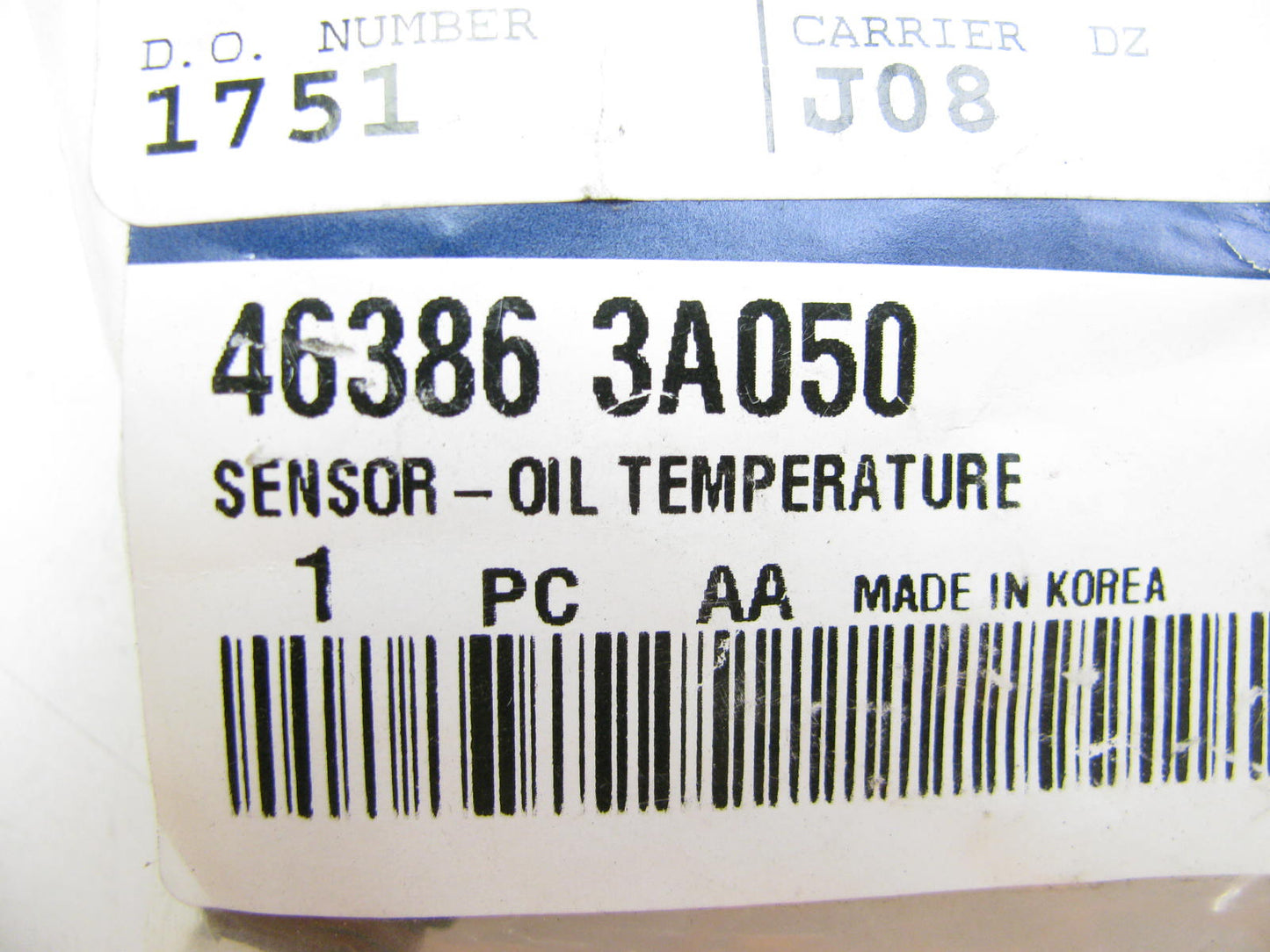 NEW GENUINE Auto Transmission Oil Temperature Sensor OEM For Hyundai 463863A050