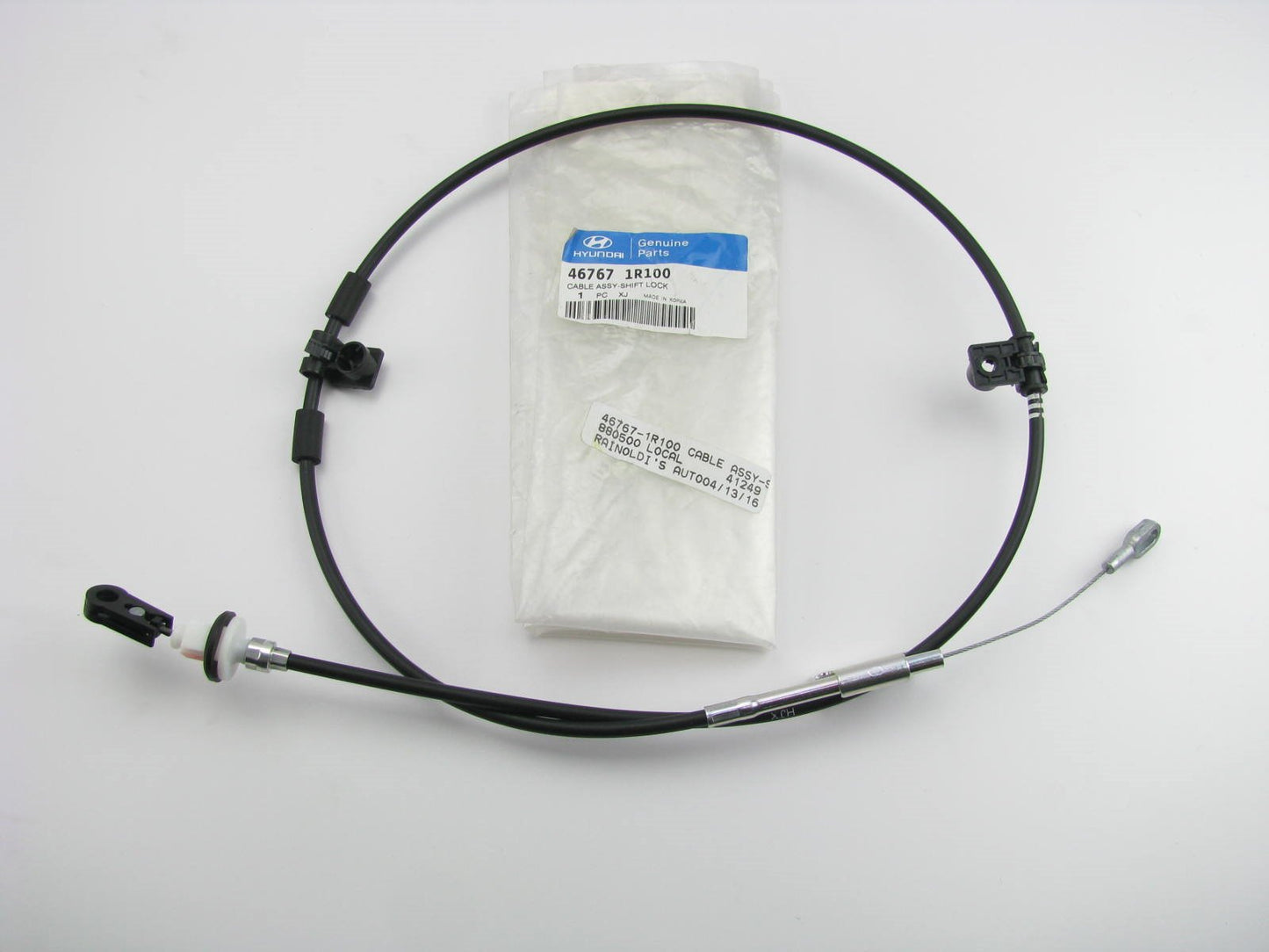 NEW Auto Trans Shift Lock Interlock Cable OEM For 2012-2017 Accent 467671R100