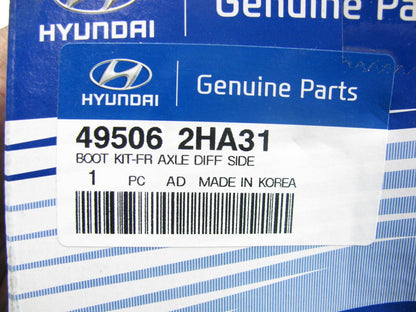 GENUINE Front Inner CV Joint Boot Kit OEM For 07-10 Hyundai Elantra 495062HA31