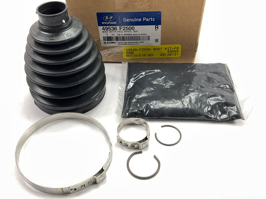 NEW Front CV Axle, Wheel Side CV Axle Rubber Boot Kit OEM For Hyundai 49536F2500