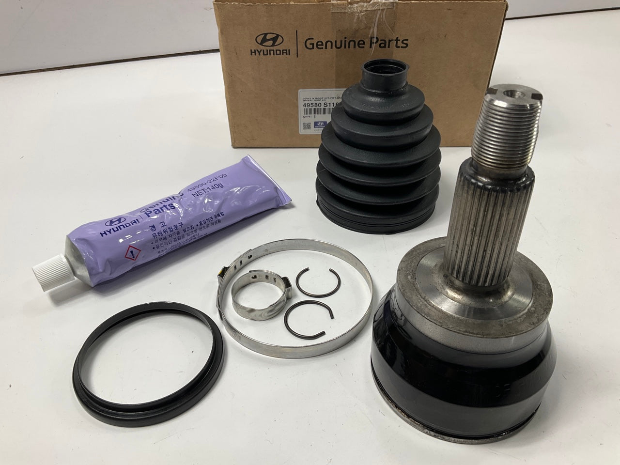 Left Driver Side Front Axle Wheel Side CV Axle Joint Boot OEM For 20-23 Palisade