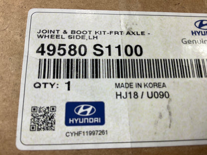 Left Driver Side Front Axle Wheel Side CV Axle Joint Boot OEM For 20-23 Palisade
