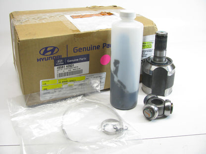 NEW - OEM 495814Z631 FRONT RIGHT CV Axle Joint Kit For 2016-18 Hyundai Santa Fe