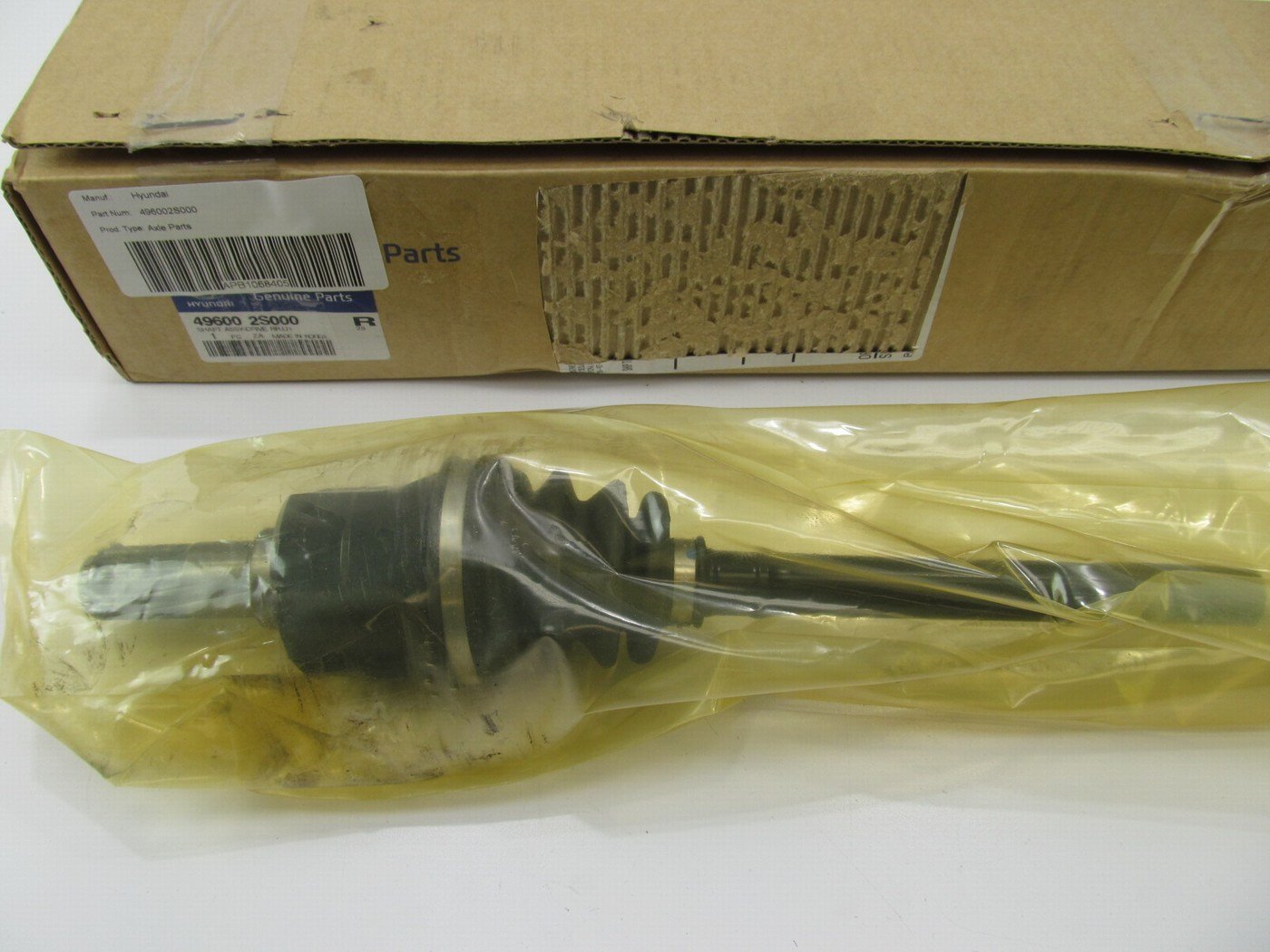 NEW - OEM 496002S000 Rear Left Axle Shaft For 2010-2013 Hyundai Tucson AWD