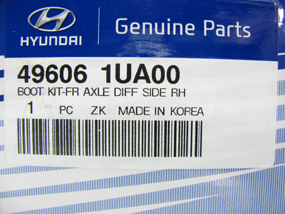 NEW - OEM 496061UA00 Inner Right Side CV Axle Boot For Hyundai