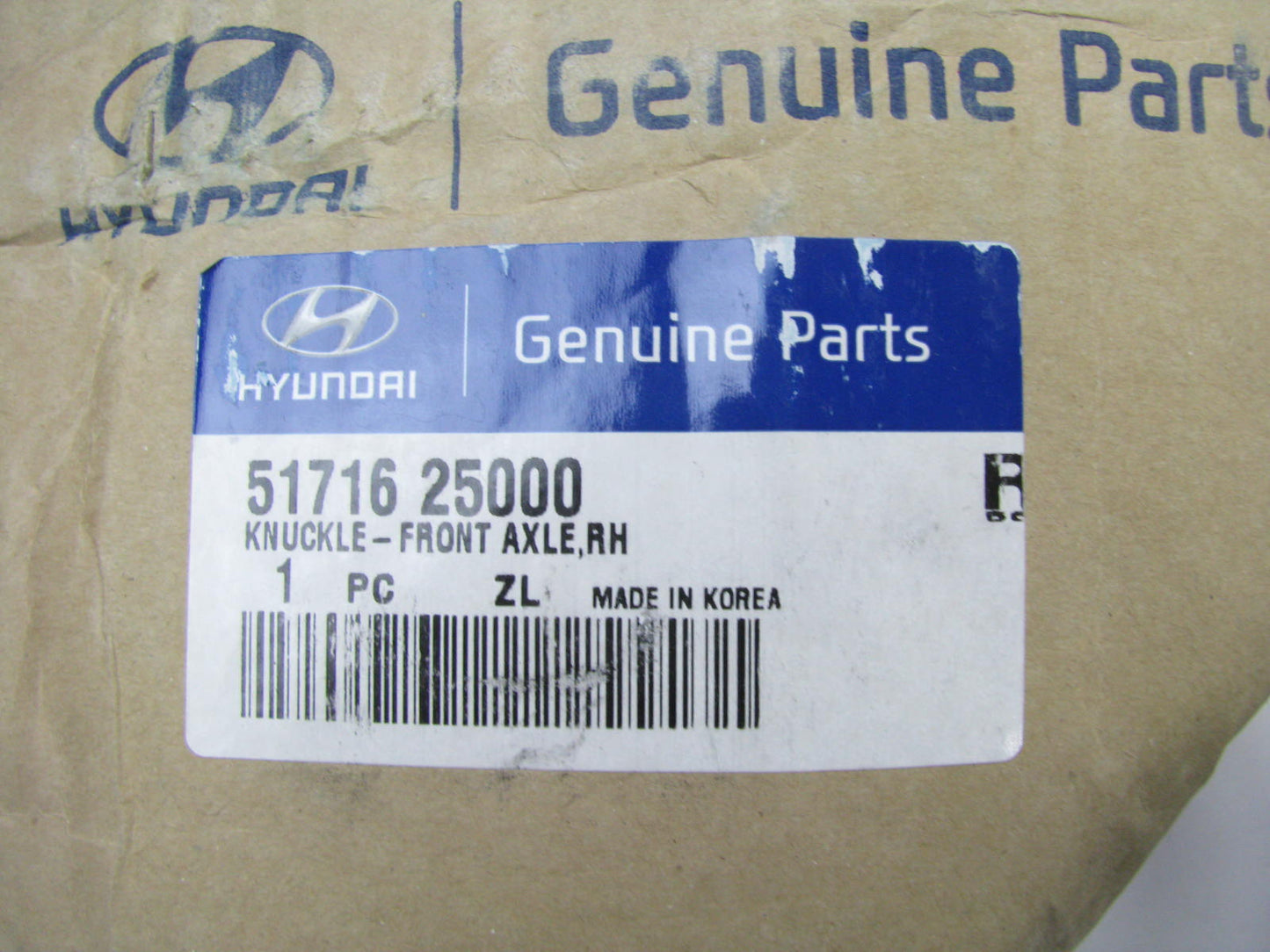 NEW 5171625000 FRONT RIGHT Steering Knuckle OEM For 99-06 Hyundai Accent W/O ABS