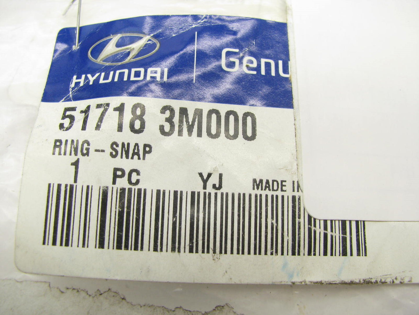 New Genuine FRONT Wheel Bearing Snap Ring OEM For Hyundai 517183M000