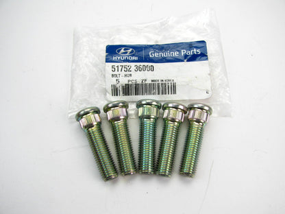 5 PCS - NEW Genuine Wheel Lug Studs OEM For Hyundai 5175236000