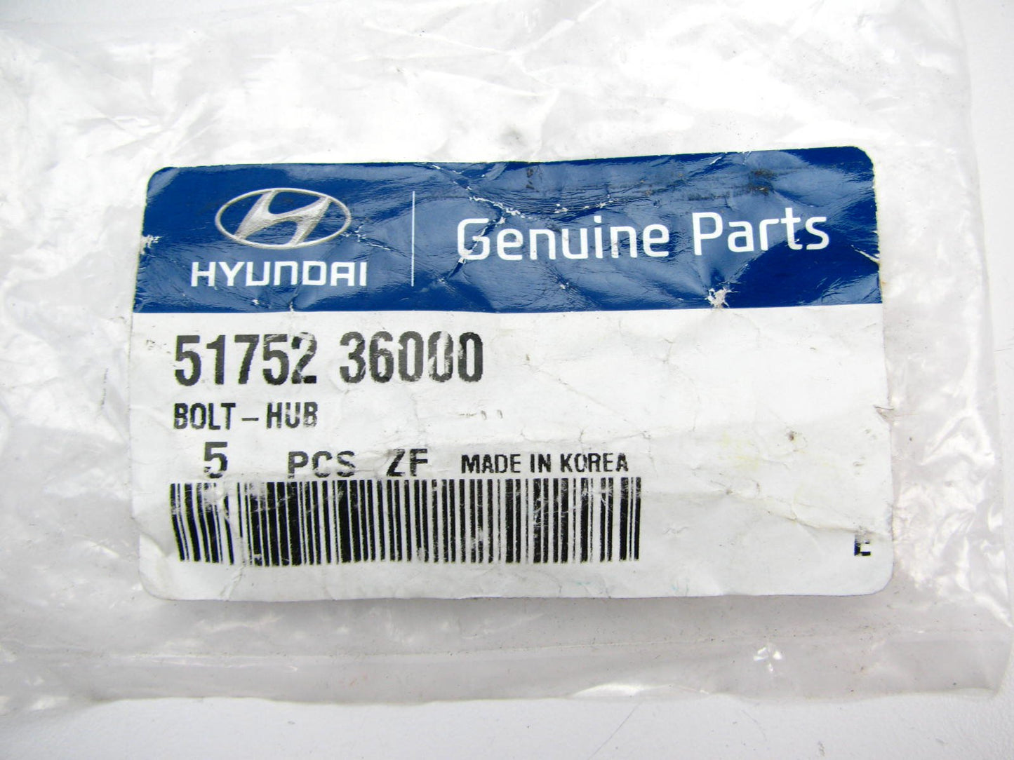 5 PCS - NEW Genuine Wheel Lug Studs OEM For Hyundai 5175236000