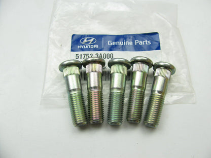 (5) NEW GENUINE Front Wheel Studs OEM For Hyundai 517523A000