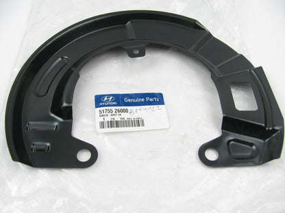 FRONT LEFT DRIVERS Brake Dust Shield Backing Plate OEM For 2001-06 Santa Fe 2WD
