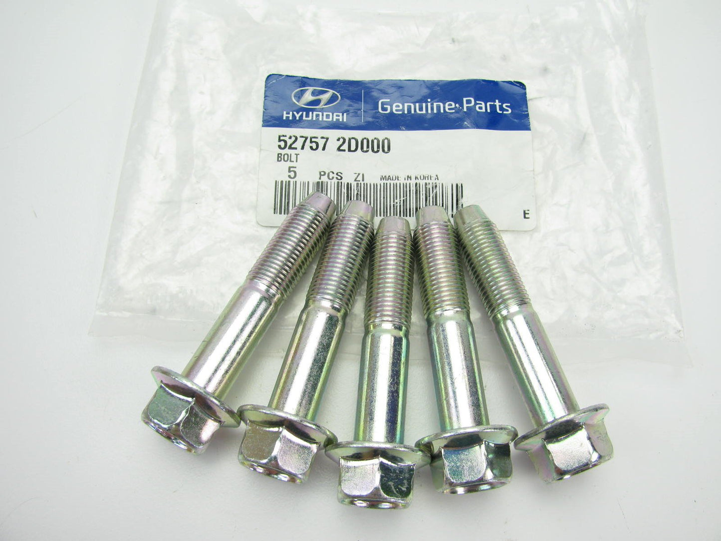 Rear Suspension Knuckle Mount Bolts - PACK OF 5 PCS - OEM For Hyundai 527572D000
