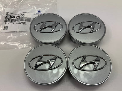 (4) NEW GENUINE Wheel Center Caps OEM For Hyundai 529602S250