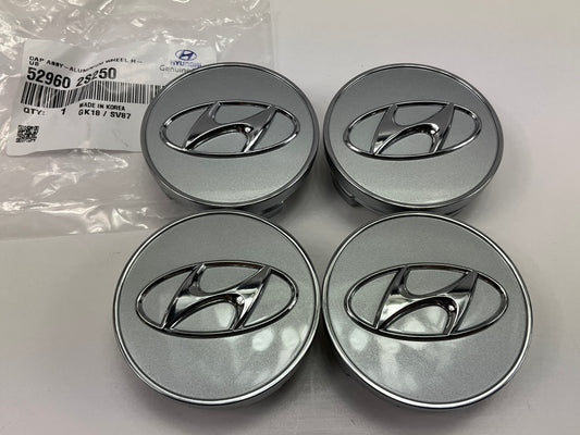 (4) NEW GENUINE Wheel Center Caps OEM For Hyundai 529602S250