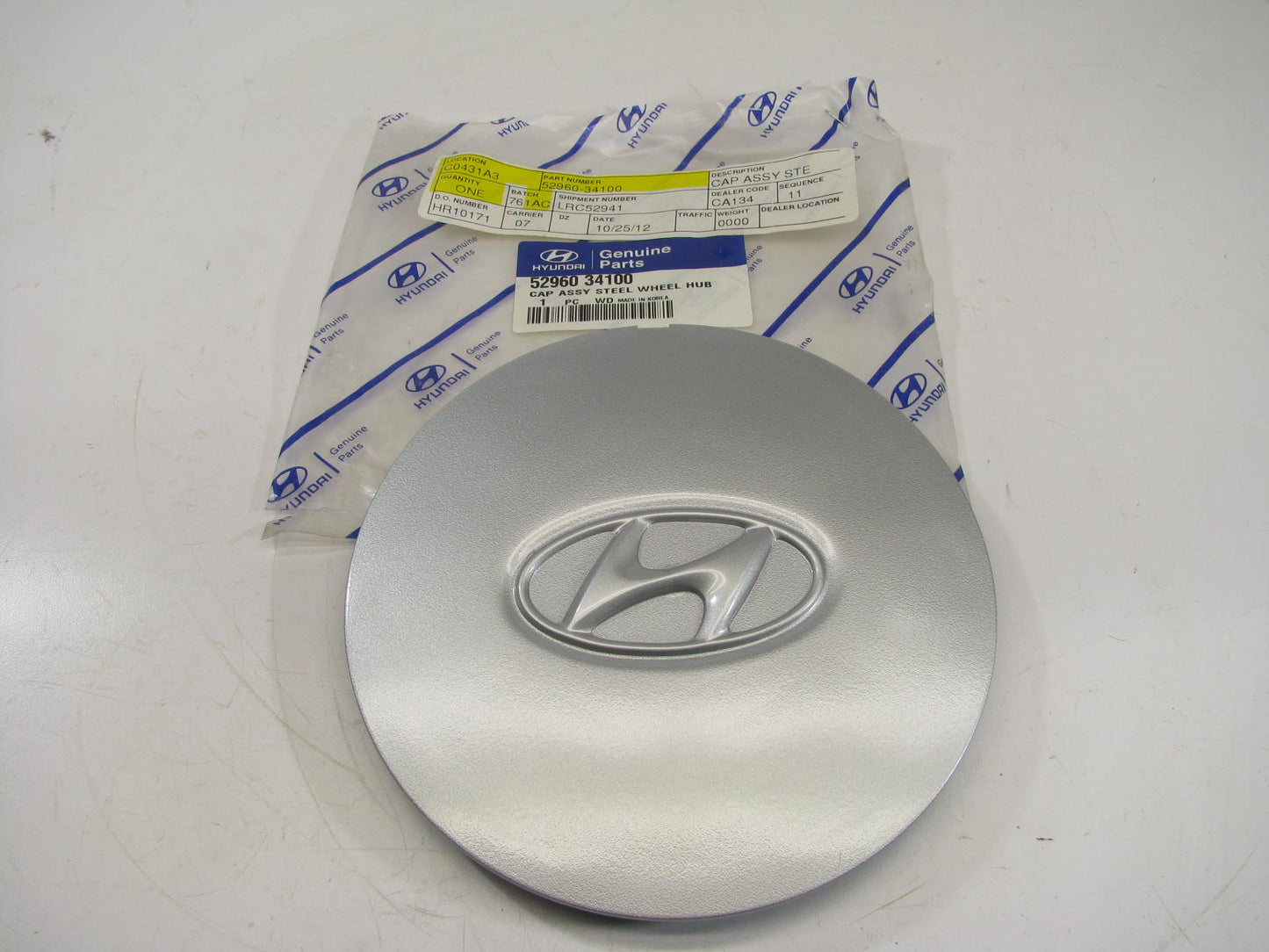 NEW GENUINE Wheel Center Hub Cap OEM For 1993-1998 Hyundai Sonata 5296034100