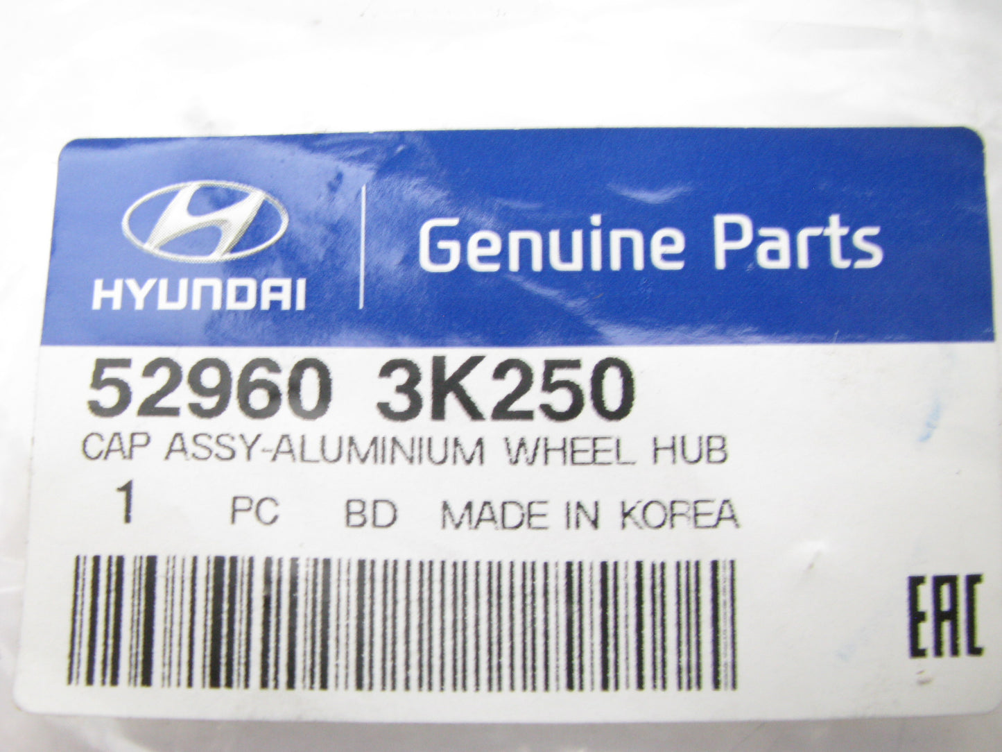(4) New Genuine Wheel Center Caps OEM For Hyundai 529603K250