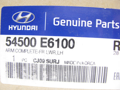 NEW 54500-E6100 FRONT LEFT LOWER Control Arm OEM For 2016-19 Hyundai Sonata
