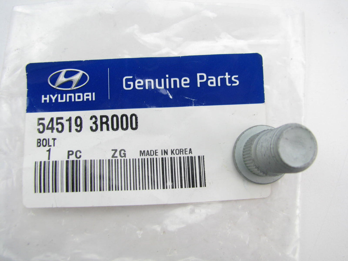 NEW - OEM 545193R000 Lower Ball Joint, Rear Mount Bolt For Hyundai