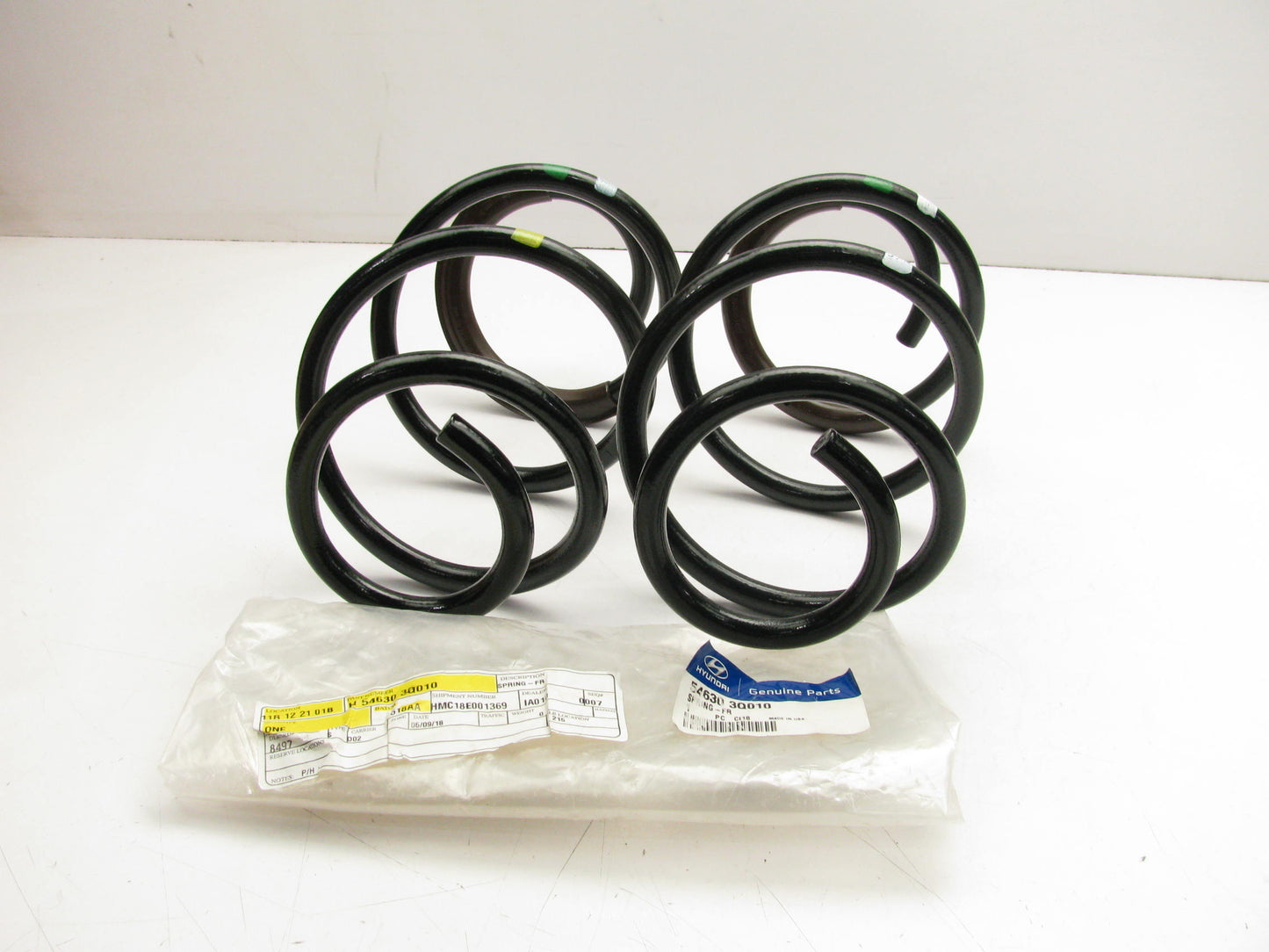 (2) NEW FRONT Suspension Coil Spring OEM For 11-14 Hyundai Sonata 2.4L W/O Sport