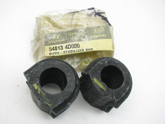 (2) New Genuine FRONT Stabilizer Sway Bar Bushings OEM For Hyundai 548134D000