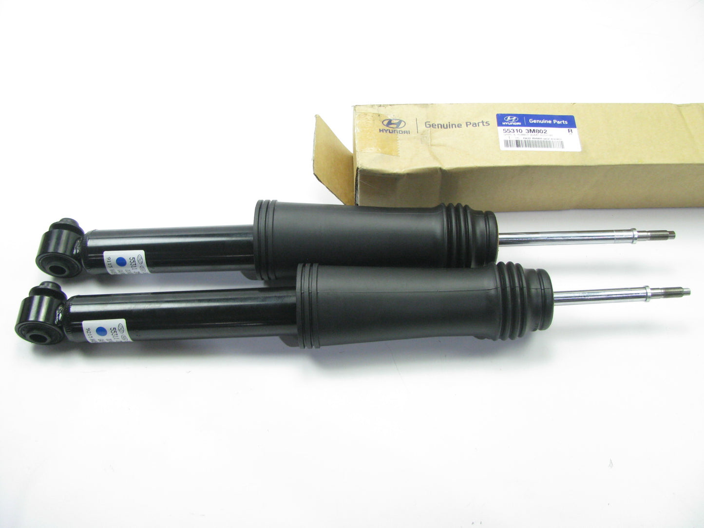 (2) NEW Rear Shock Absorbers OEM For 2012-2014 Genesis 3.8L 553103M802