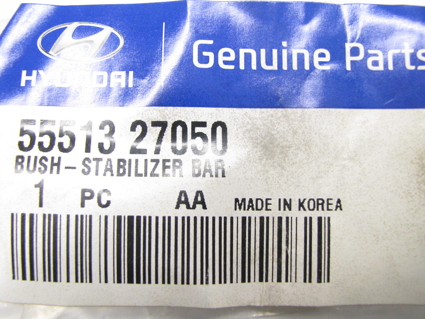 (2) NEW - OEM 5551327050 Rear Stabilizer Sway Bar Bushing For 1997-2001 Tiburon