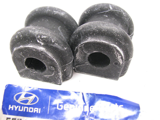 (2) NEW - OEM 555132B200 Suspension Stabilizer Bar Bushing Kit Rear For Hyundai